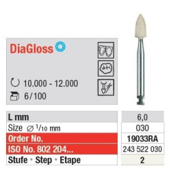 Polipanti Compozite DiaGloss RA Pasul 2: Alb - 6 bucati