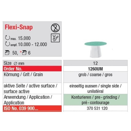 Polipanti Compozite Flexi-Snap Disc - 50 bucati