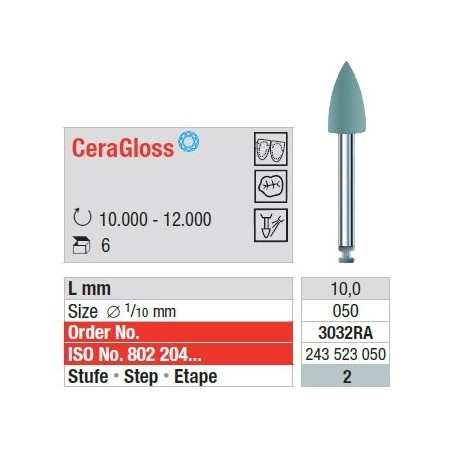 Freze CeraGloss RA - blue  3032 RA-6