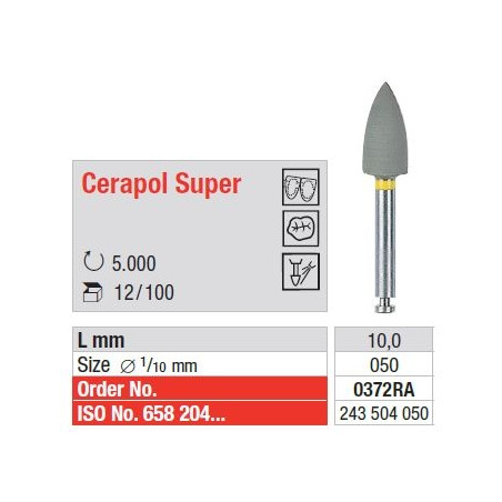 Polipanti Ceramica Cerapol Super RA Gri - 12 bucati