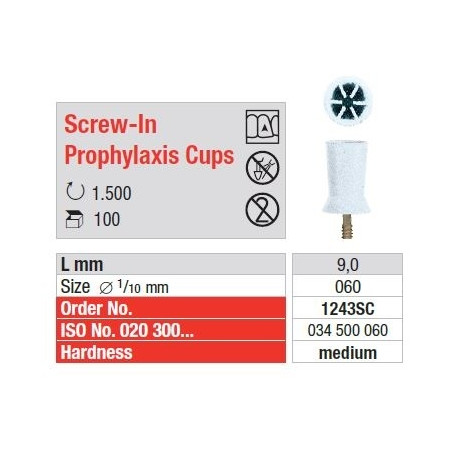 Polipanti Profilaxie Cupa Screw-In