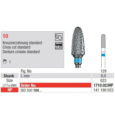 Freze TC Cutter Cut Standard 10