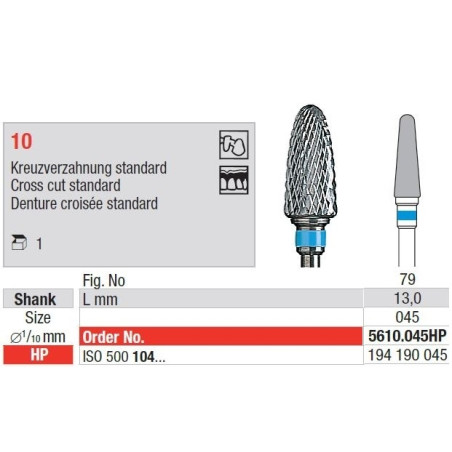 Freze TC Cutter Cut Standard 10