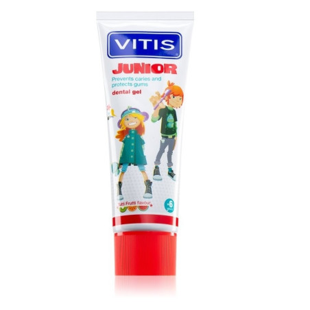 Pasta de dinti Vitis Junior Gel Tutti-Frutti 75ml Dentaid