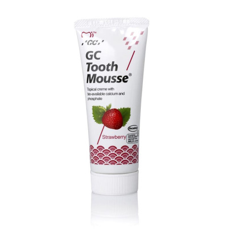 Локален реминерализиращ крем GC Tooth Mousse Strawberry, 35мл.