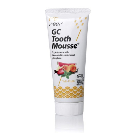 Локален реминерализиращ крем GC Tooth Mousse Tutti Frutti, 35мл.