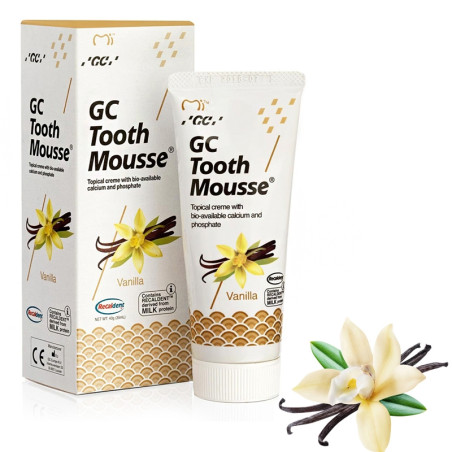 Локален реминерализиращ крем GC Tooth Mousse Vanilla, 35мл.