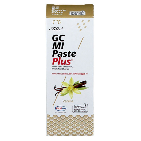 Реминерализиращ локален крем GC MI Paste Plus Vanilla, 40гр.