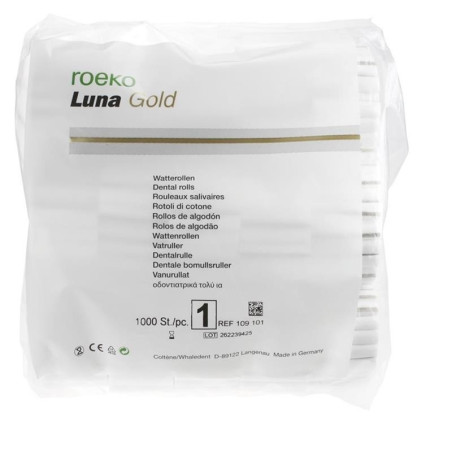 Памучни ролки Roeko Luna Gold №1 1000 броя