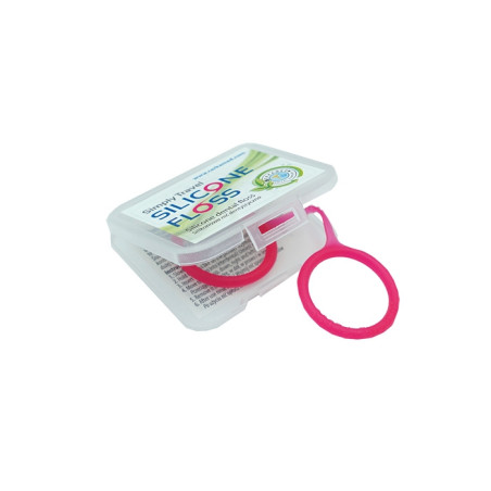 Конец за зъби Simply Travel Silicone Floss CERKAMED