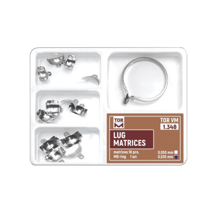 Субгингивални Матрици Lug Assortment Kit 18 броя 5mm + 1 MD Ring TorVM