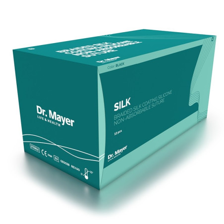 Конец с Игла Premium Silk 3/0 18mm 3/8 Triangular 12 броя Dr.Mayer