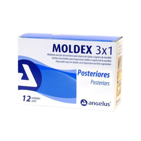 Пластмасови отпечатъчни постериорни лъжици Moldex Angelus