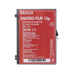 Артикулационна хартия Bausch Gnatho-Film 16μ Red 70 X 100mm Surgi Dent