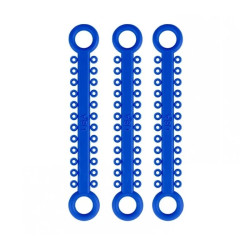 Цветни лигатури ElastoMAX Solo Set 46 броя Blue Falcon