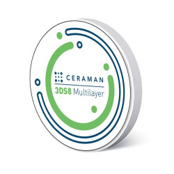 Циркониев диск Multi 3DS8 98 X 25 mm Ceraman