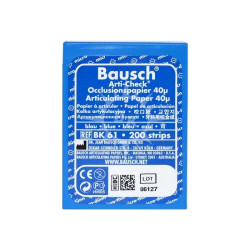 Синя артикулационна хартия 40 микрона 200 броя Bausch