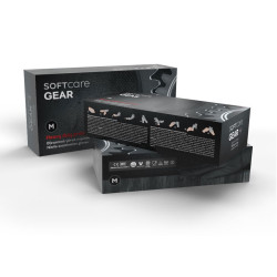 Нитрилни ръкавици Soft Care Gear, черни, размер L, 100 бр.