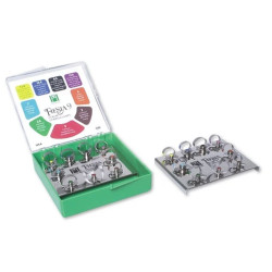 Hygenic Fiesta Color Coded Matte Finish SET Wingless Clamps 9W Coltene