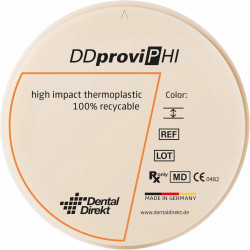 DD provi P HI 98H20, PMMA disc за временни реставрации