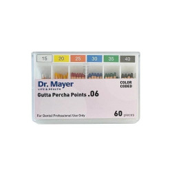 Гутaперкови щифтове .06 60 броя Dr.Mayer