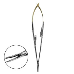 Иглодържател Castroviejo Tungsten Curbat 18 cm Dr. Mayer