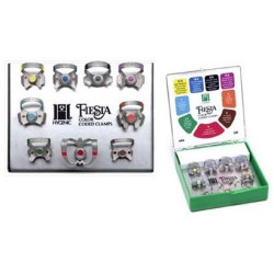 Fiesta 9 Color-Coded клампи Winged Hygenic