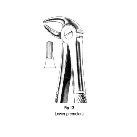 Cleste extractie premolar inferior N° 13 Medenta